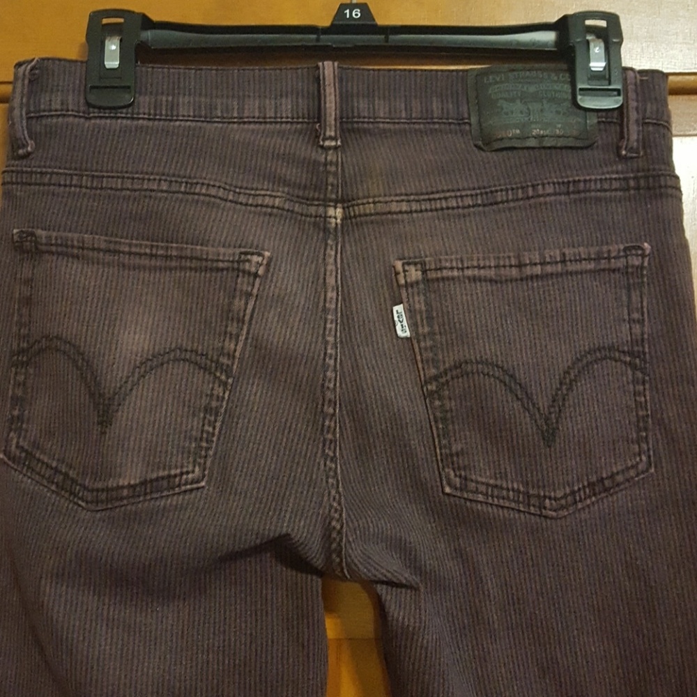 Levis stretch jeans.